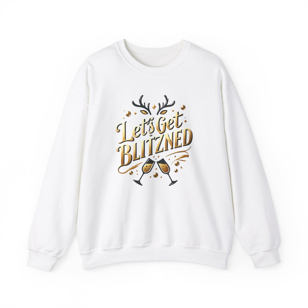 Blitzed Reindeer Sweatshirt - Festive Fun & Holiday Vibes