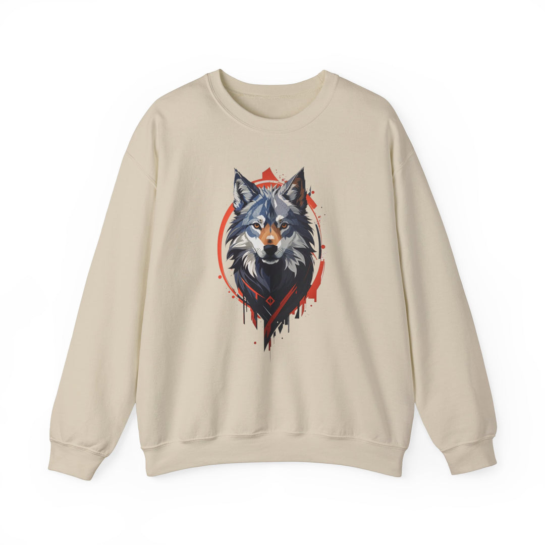 Alpha Wolf Crest Sweatshirt - Wilderness Royalty