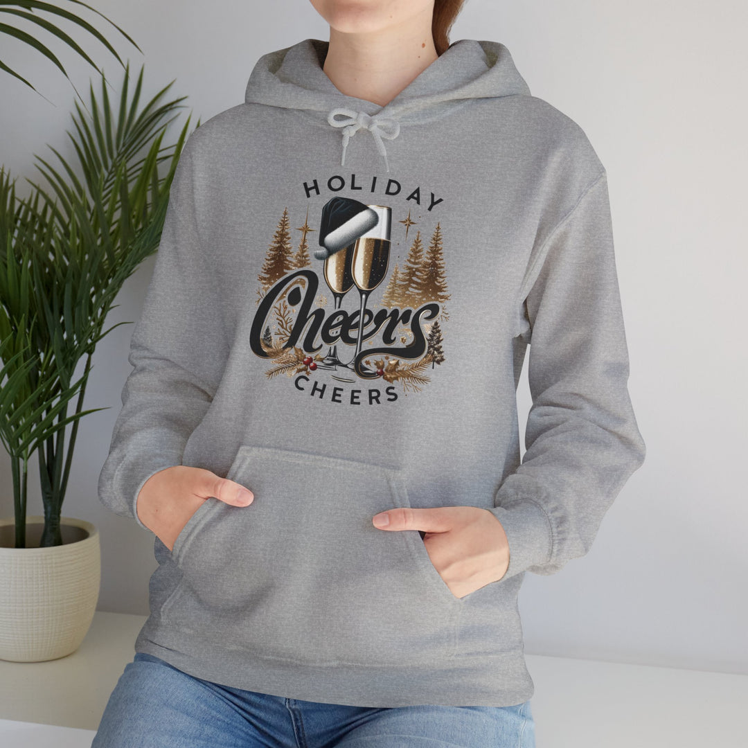 Holiday Cheers Unisex Hoodie - Wave Fusions