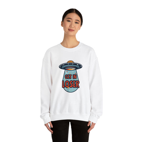 Get In Loser Unisex Heavy Blend™ Crewneck Sweatshirt - Wave Fusions