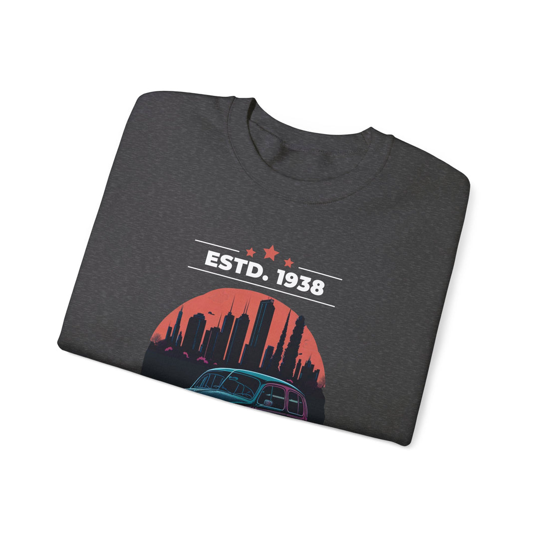 ESTD 1938 Vintage Beetle Sweatshirt - Vintage City Fashion