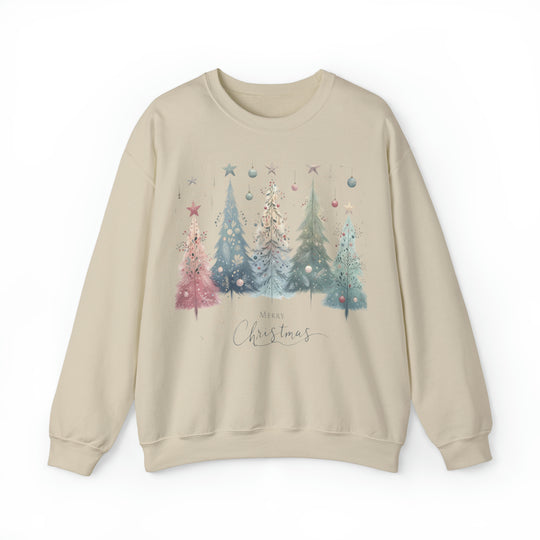 Enchanted Christmas Forest Ornaments Trees Unisex Sweatshirt - Wave Fusions