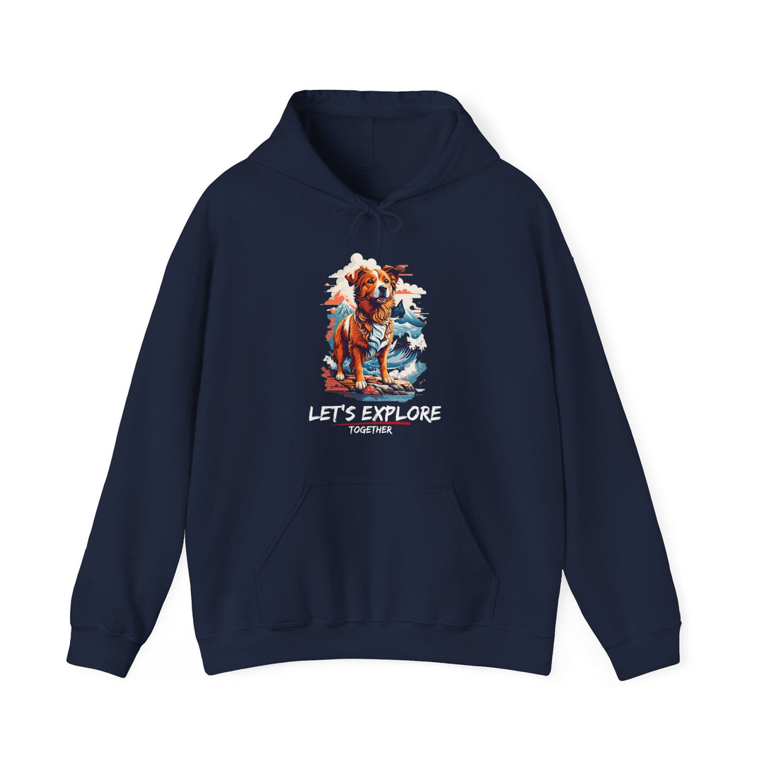 Lets Explore Together Adventure Buddy Hoodie