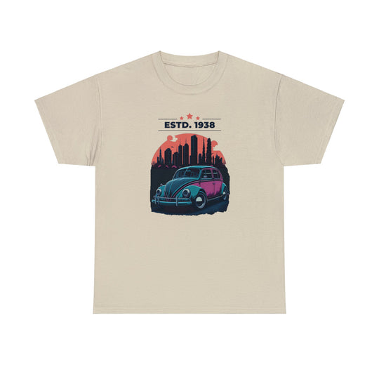 ESTD 1938 Vintage Beetle T-Shirt - Vintage City Fashion