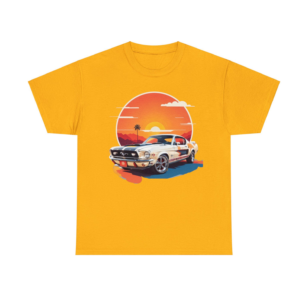 Sunset Muscle Car T-Shirt - Muscle Car Edition