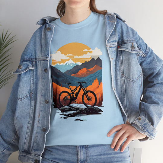 Mountain Bike Unisex T Shirt - Wave Fusions