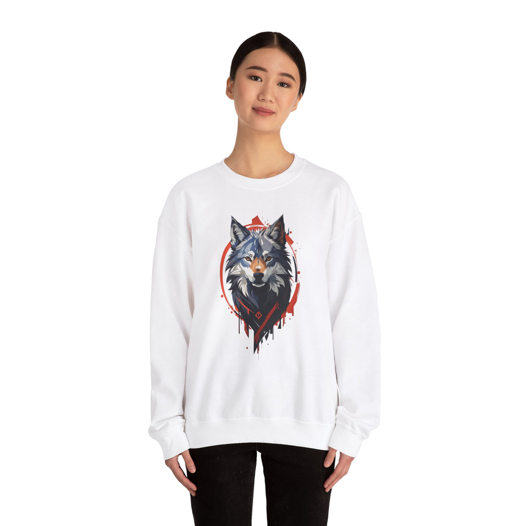 Alpha Wolf Crest Sweatshirt - Wilderness Royalty