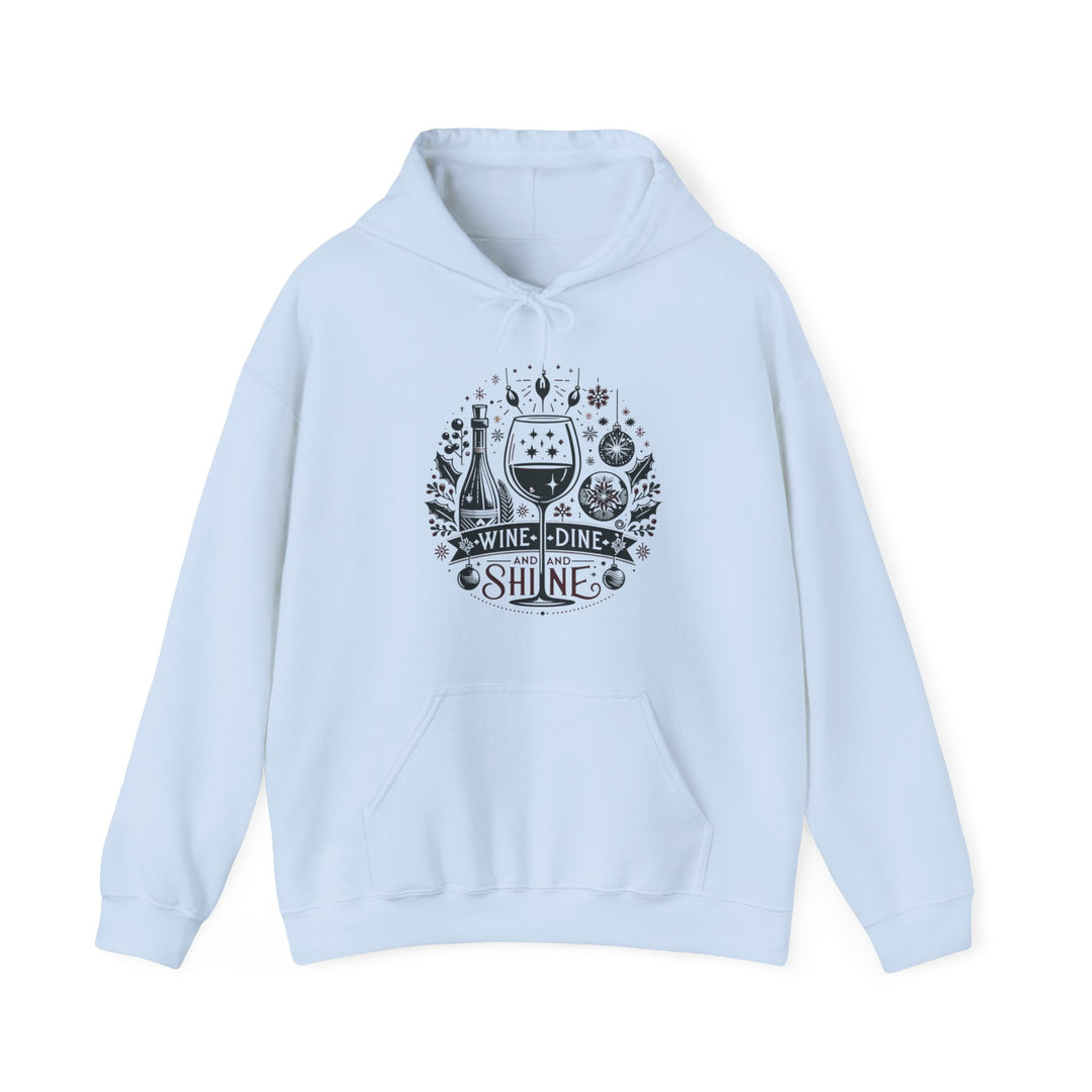 Wine, Dine And Shine Unisex Hoodie - Wave Fusions