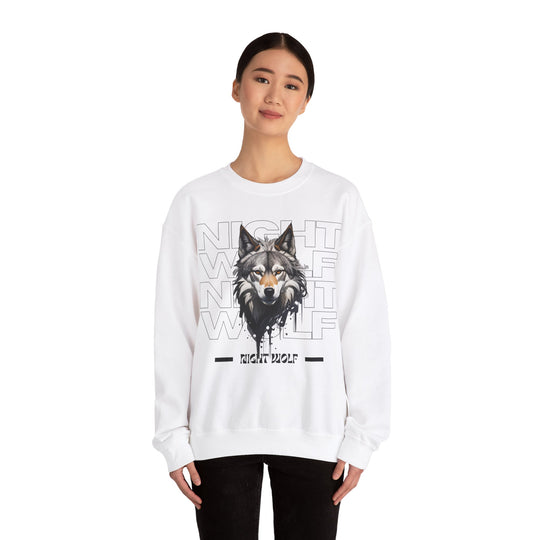 Lone Night Wolf Sweatshirt - After Dark Style