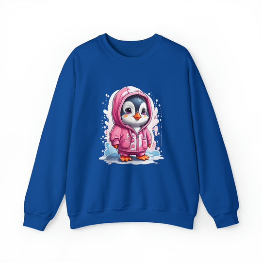 Penguin Unisex Heavy Blend™ Crewneck Sweatshirt - Wave Fusions