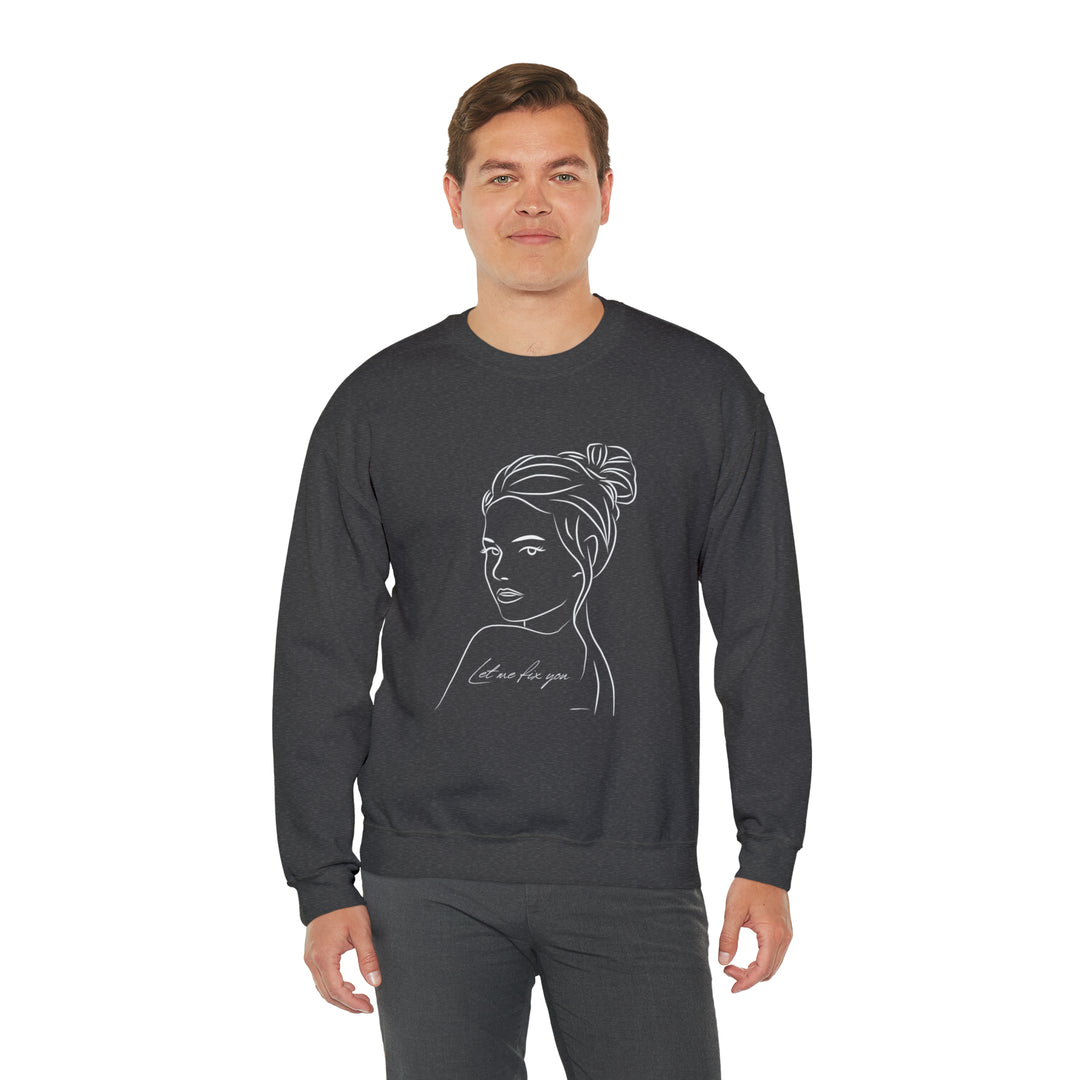 Let Me Fix You Unisex Heavy Blend™ Crewneck Sweatshirt - Wave Fusions