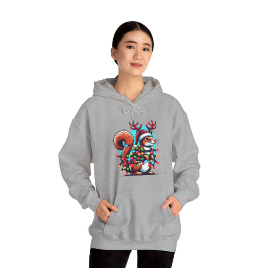 Christmas Squirrel Unisex Hoodie - Wave Fusions