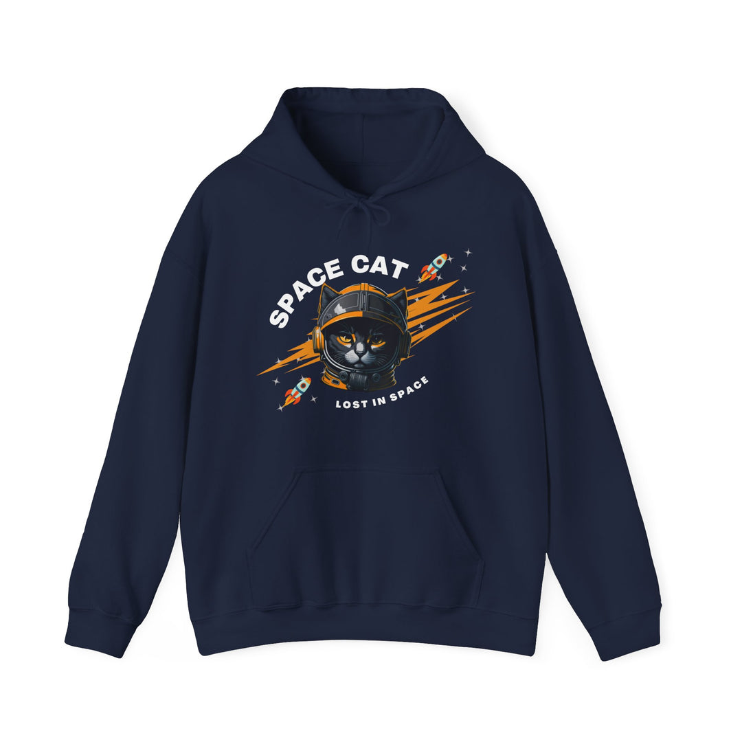 Space Cat Astronaut Hoodie - Lost In Space