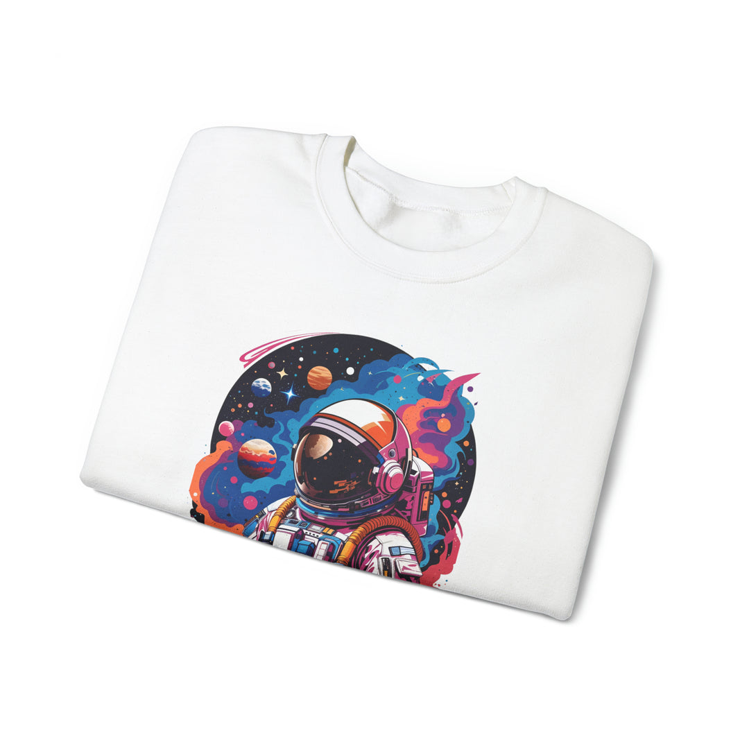 Cosmic Voyager Astronaut Unisex Sweatshirt - Wave Fusions