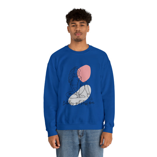 Line Art Unisex Heavy Blend™ Crewneck Sweatshirt - Wave Fusions