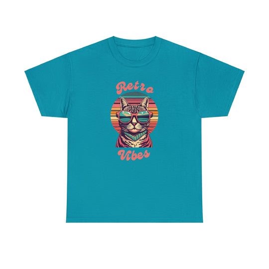 Cool Cat Retro Vibes T-Shirt  - Retro Radiance Edition