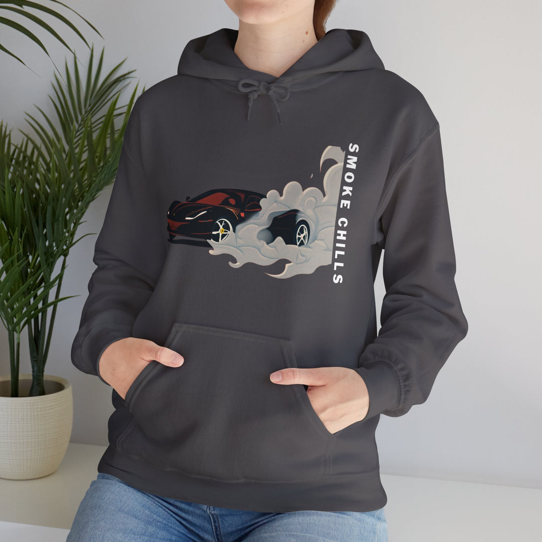 Smoke Chills Sports Car Hoodie - Modern Car Edition