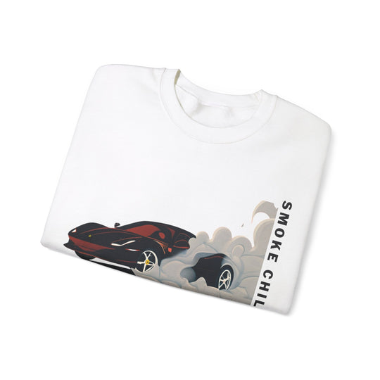 Smoke Chills Sports Car Sweatshirt - Modern Car Edition