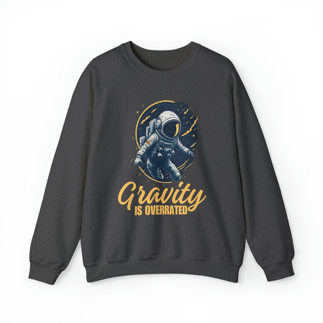 Gravity Overrated Unisex Sweatshirt - Wave Fusions