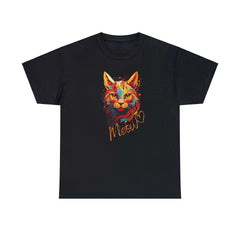 Abstract Meow Cat T-shirt - Palette of Purr