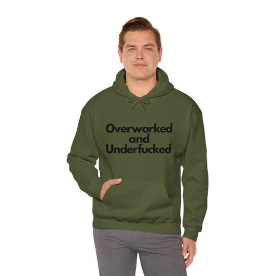 Overworked Unisex Hoodie - Wave Fusions