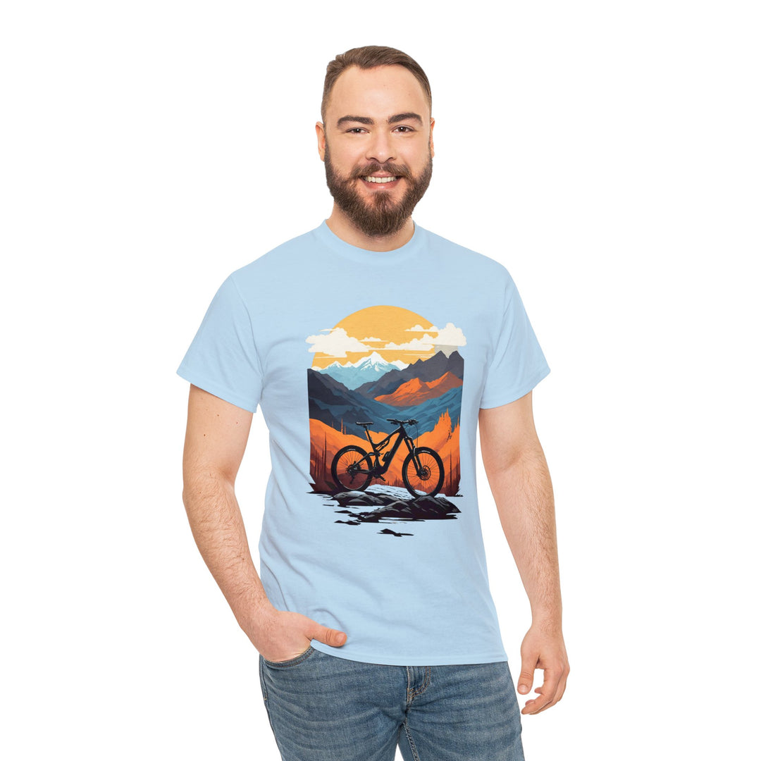 Mountain Bike Unisex T Shirt - Wave Fusions