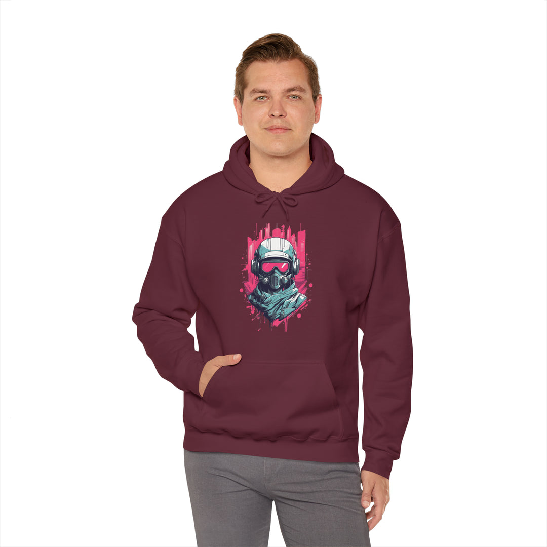 Gas Mask Astronaut Unisex Hoodie - Wave Fusions