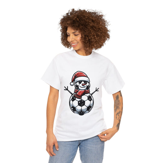 Football Santa Unisex T Shirt - Wave Fusions