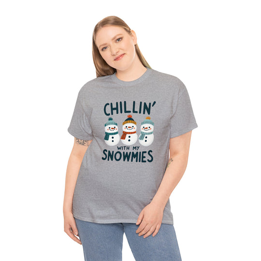 Chillin' Snowmies Unisex T Shirt - Wave Fusions