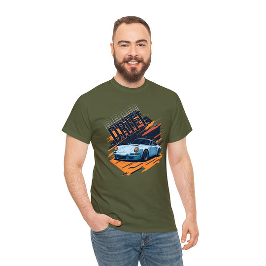 Classic Porsche Drift Tee - Wave Fusions Fashion Line