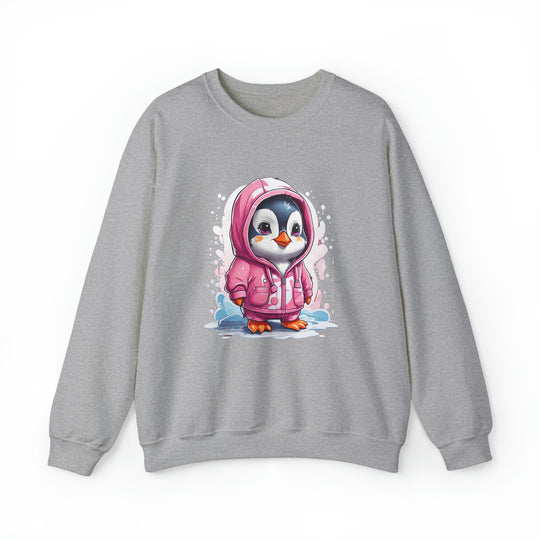 Penguin Unisex Heavy Blend™ Crewneck Sweatshirt - Wave Fusions