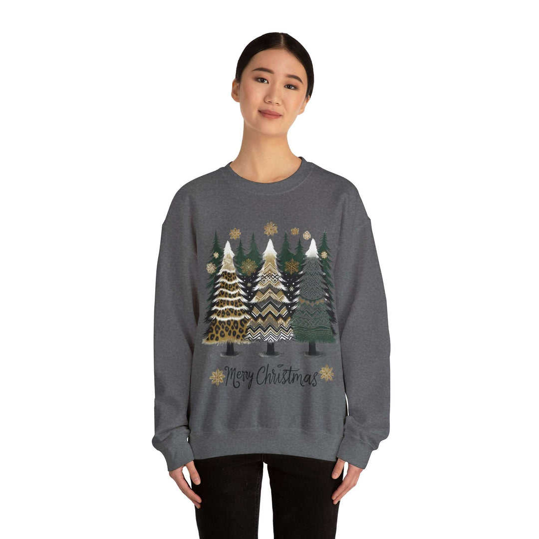 Designed Christmas Trees Unisex Sweatshirt