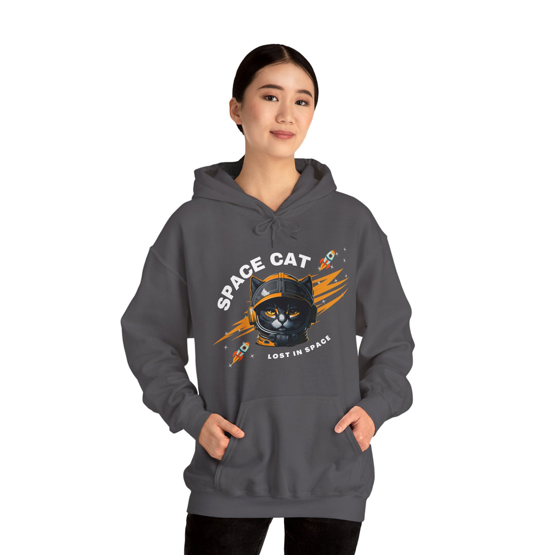 Space Cat Astronaut Hoodie - Lost In Space