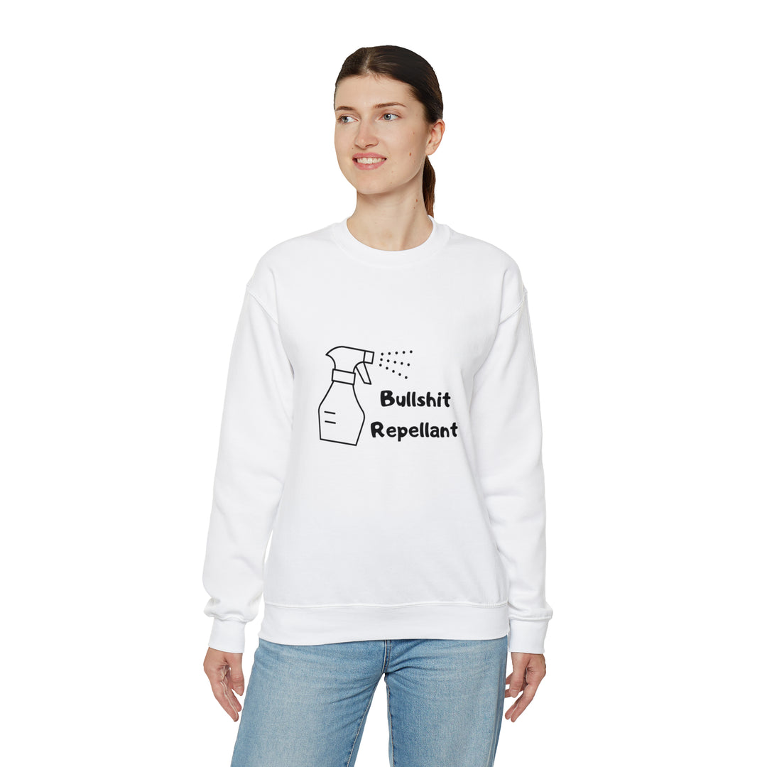 Bullshit Repellant Unisex Heavy Blend™ Crewneck Sweatshirt - Wave Fusions