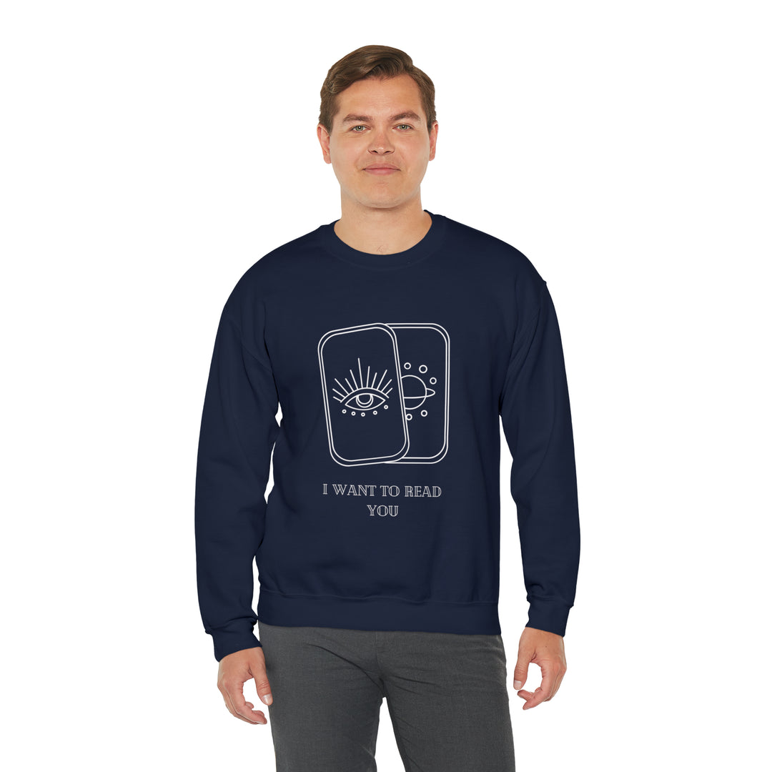 I Want To Read You Unisex Heavy Blend™ Crewneck Sweatshirt - Wave Fusions