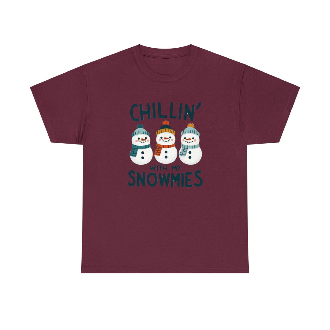 Chillin' Snowmies Unisex T Shirt - Wave Fusions