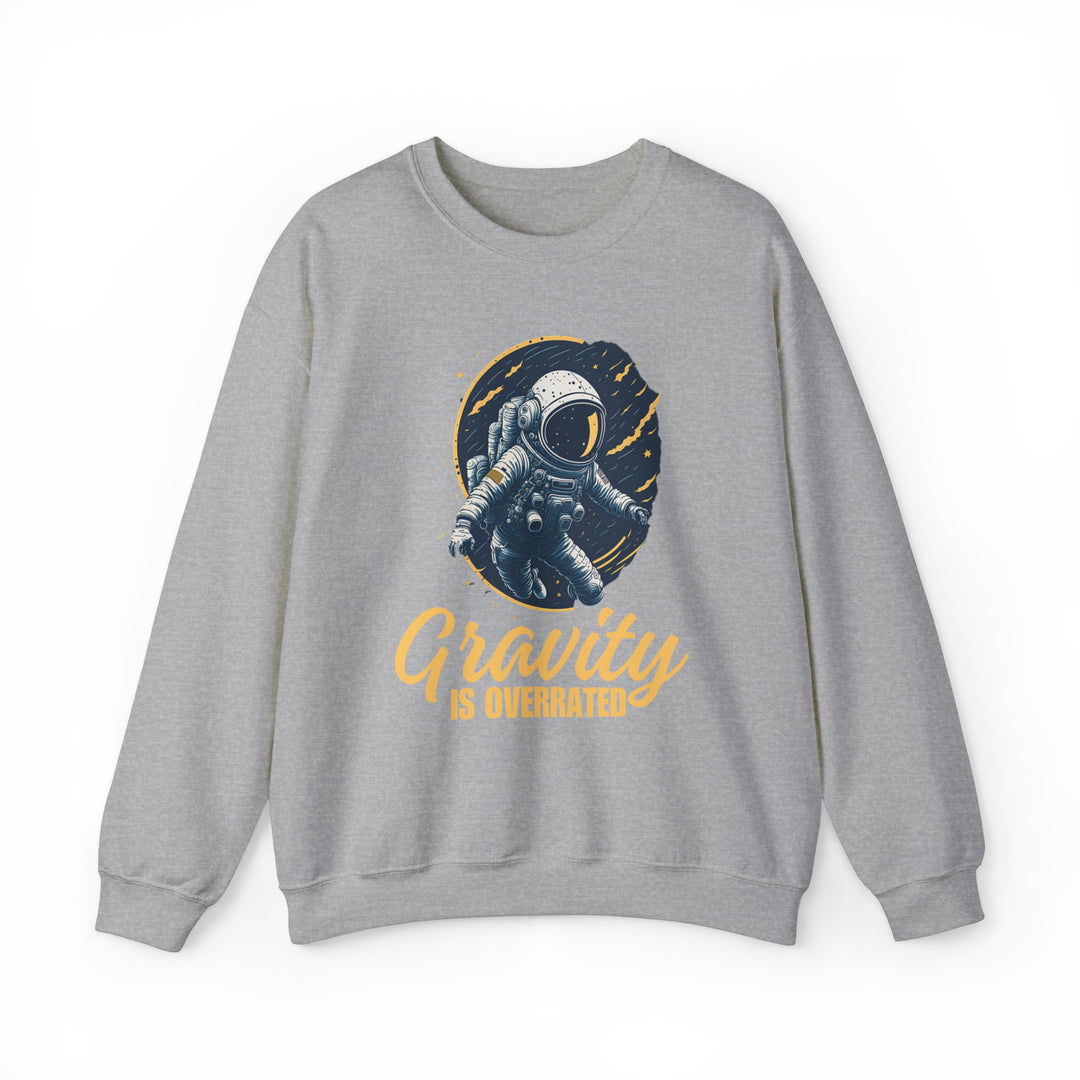 Gravity Overrated Unisex Sweatshirt - Wave Fusions