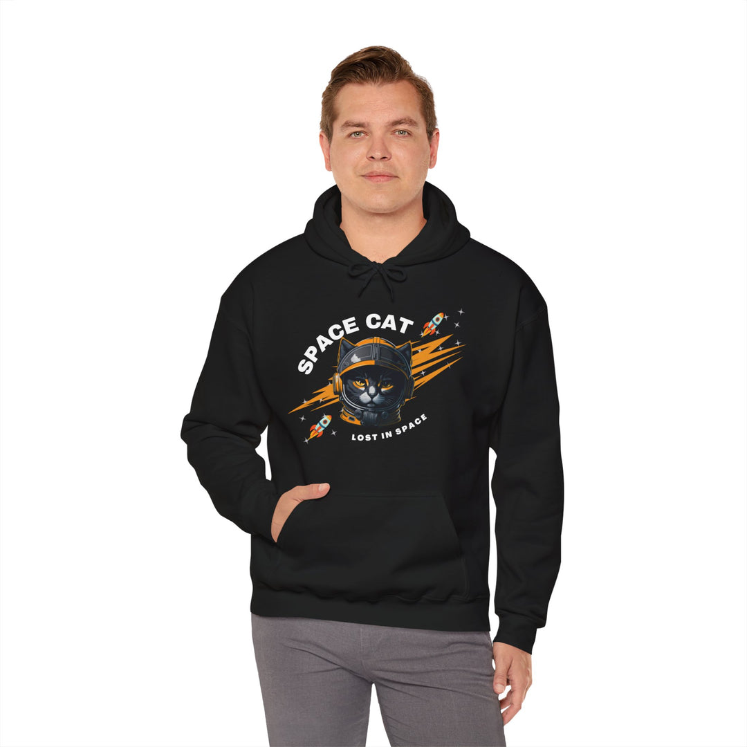 Space Cat Astronaut Hoodie - Lost In Space