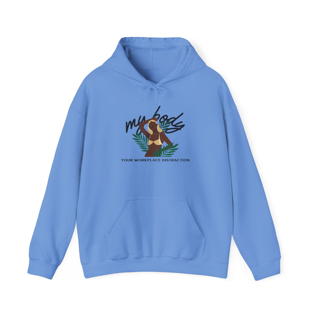 My Body! Your Distraction Jungle Paradise Glow Hoodie