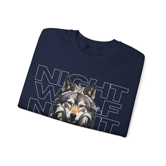 Lone Night Wolf Sweatshirt - After Dark Style