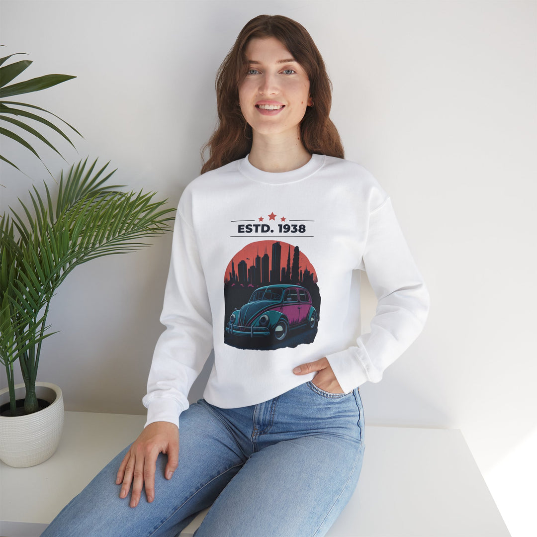 ESTD 1938 Vintage Beetle Sweatshirt - Vintage City Fashion