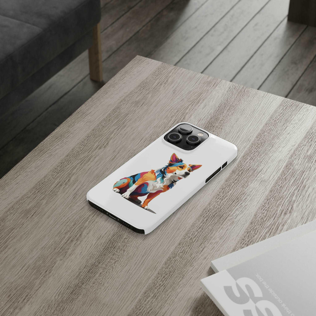 Sitting Dog Slim Phone Case