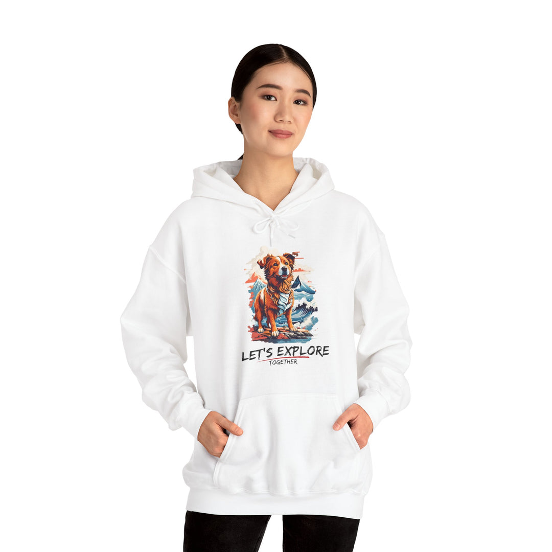 Lets Explore Together Adventure Buddy Hoodie