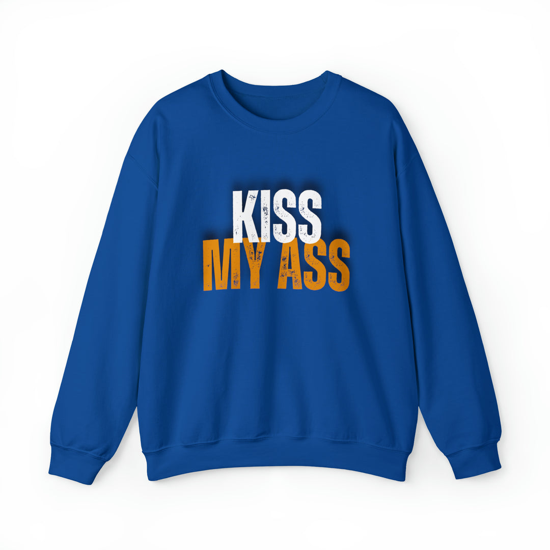 Kiss My Ass Unisex Heavy Blend™ Crewneck Sweatshirt - Wave Fusions