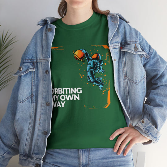 Orbiting My Own Way T Shirt - Wave Fusions