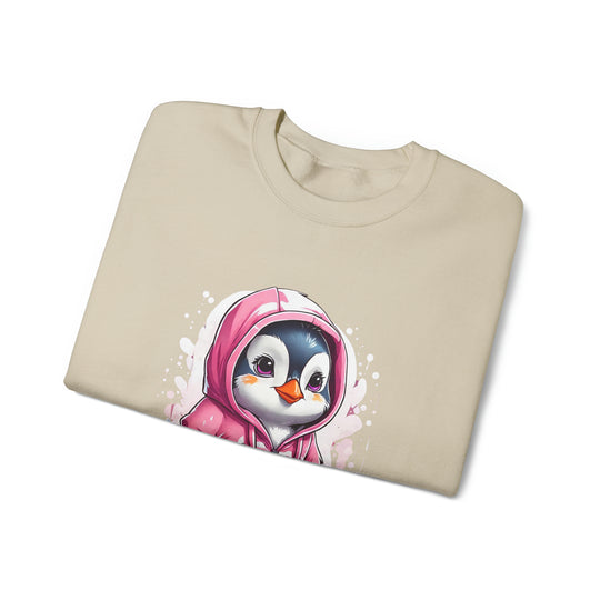 Penguin Unisex Heavy Blend™ Crewneck Sweatshirt - Wave Fusions