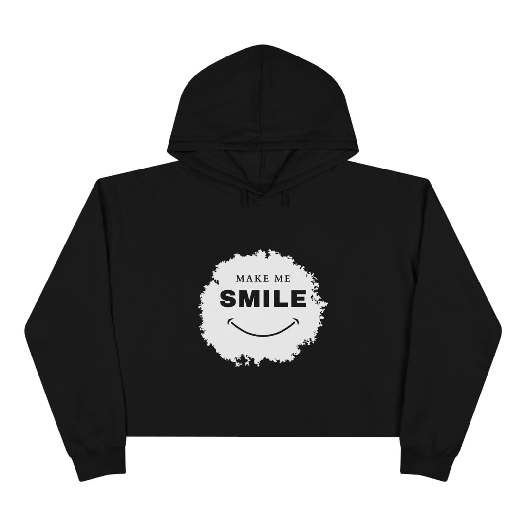 Make me Smile Crop Hoodie - Wave Fusions