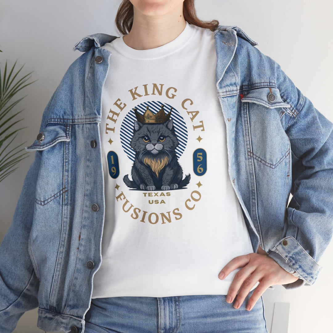 The King Cat T-Shirt - Royal Feline Series