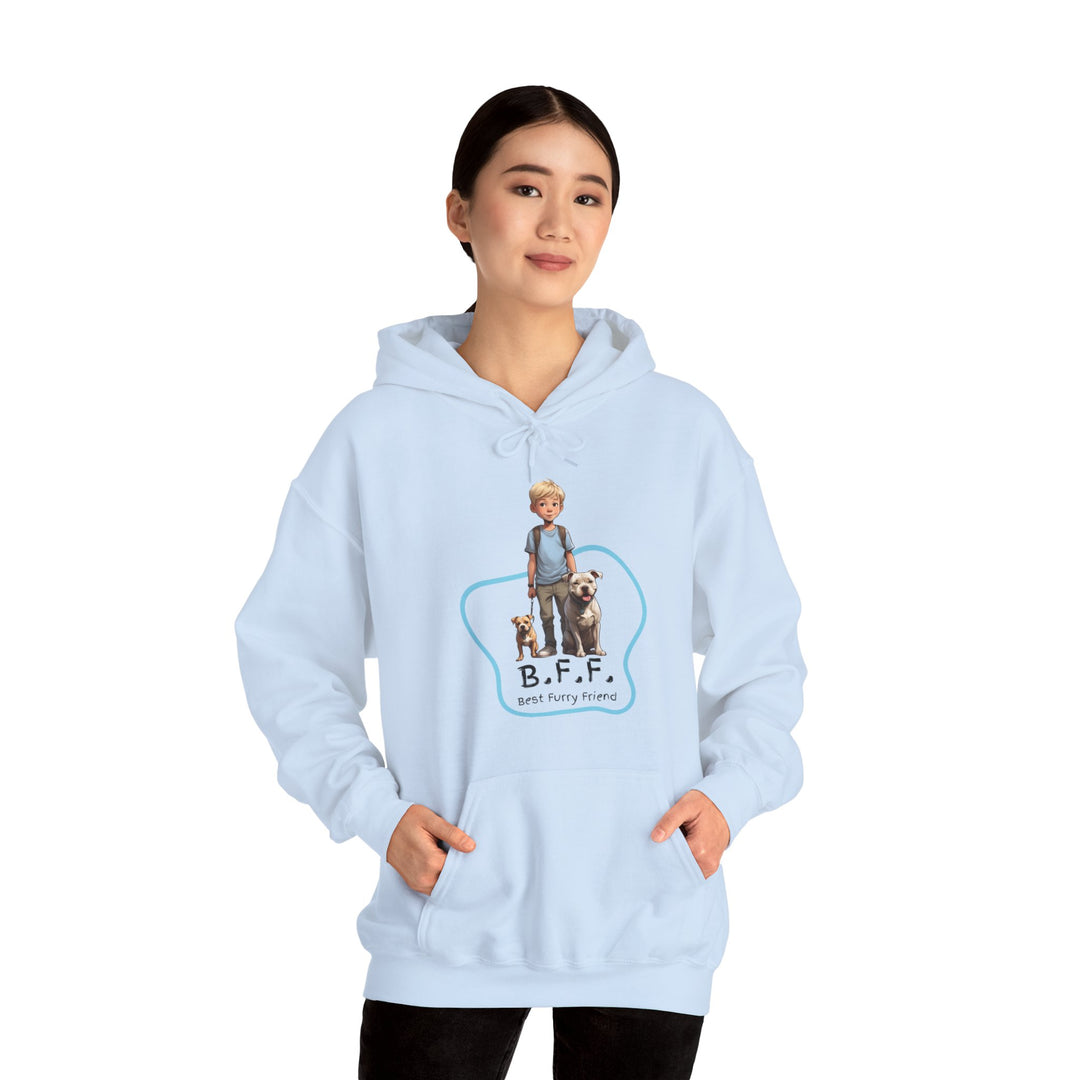 Best Furry Friend in City Lights Dog Hoodie -Bffs