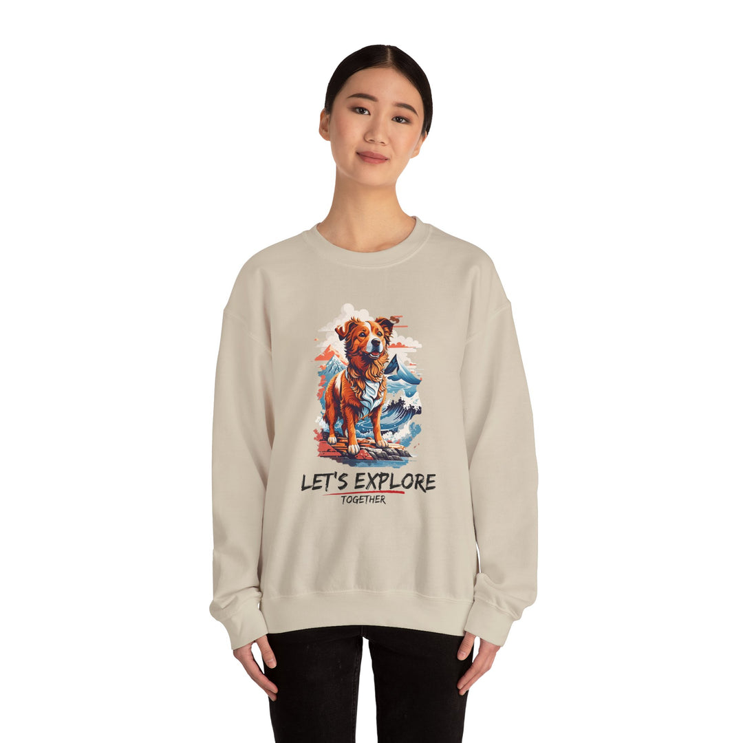 Lets Explore Together Adventure Buddy Sweatshirt